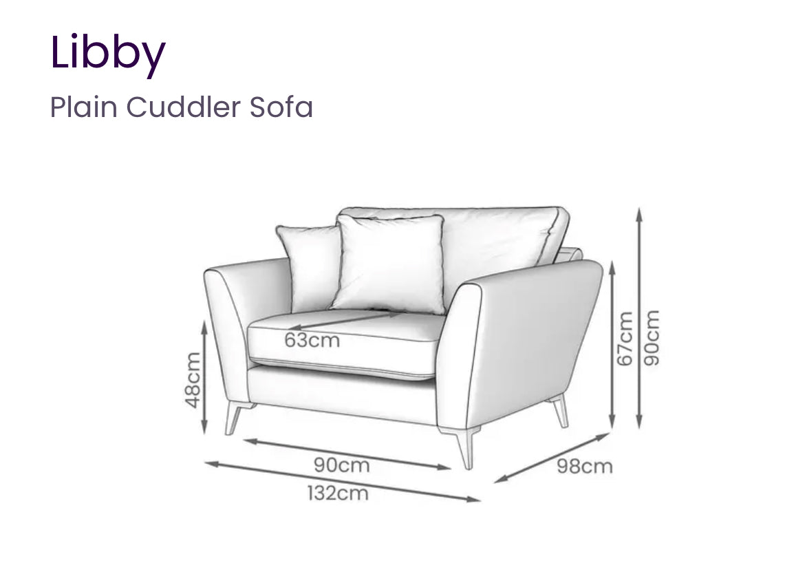 DFS Libby 2 Seater Sofa & Snuggle Chair