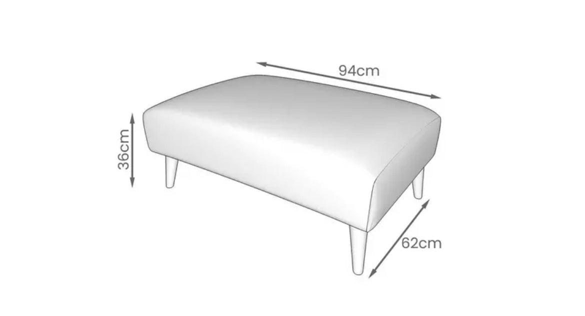 DFS French Connection Snuggler + Footstool