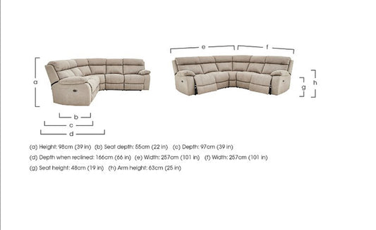 BRAND NEW - Furniture Village Moreno Power Recliner