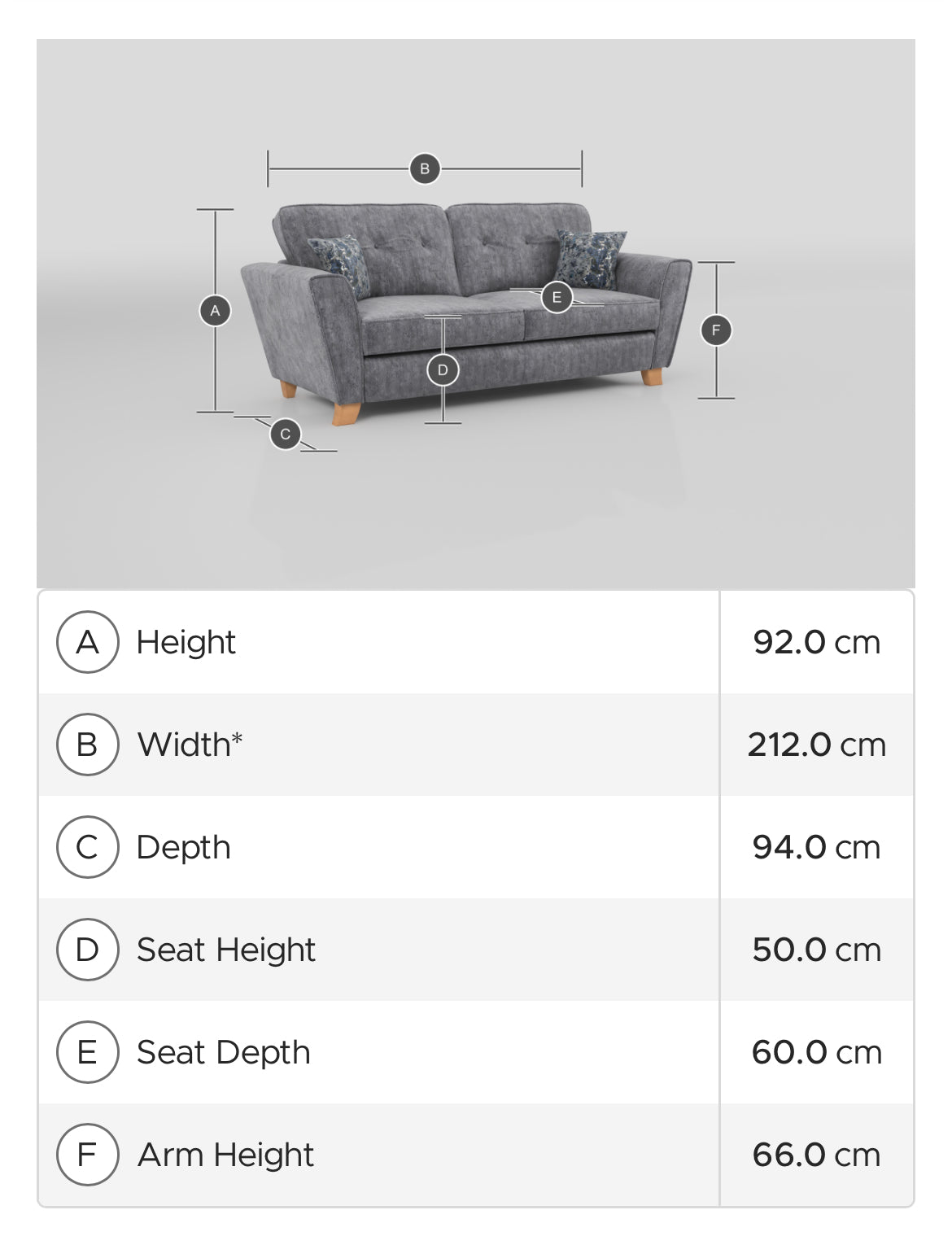 SCS Esme 3 Seater Sofa & Snuggle Chair