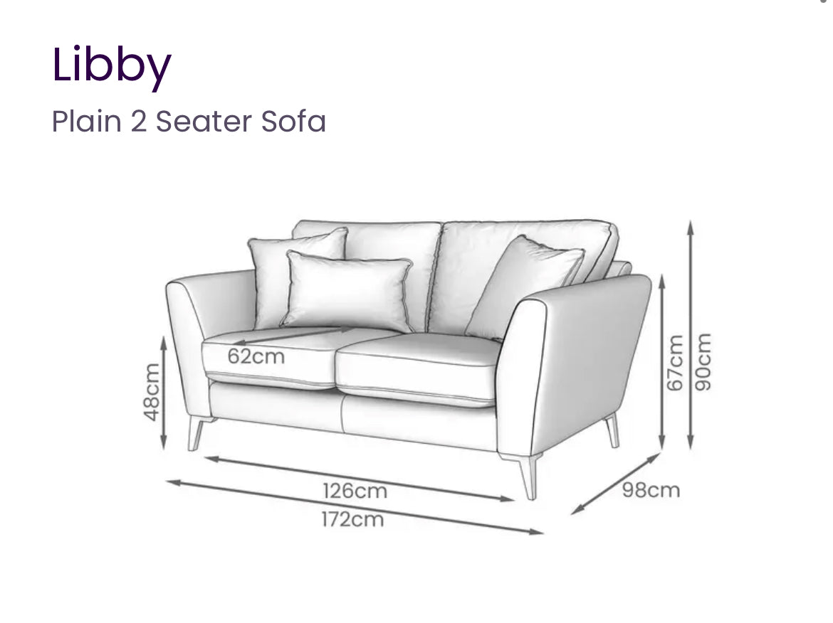DFS Libby 2 Seater Sofa & Snuggle Chair