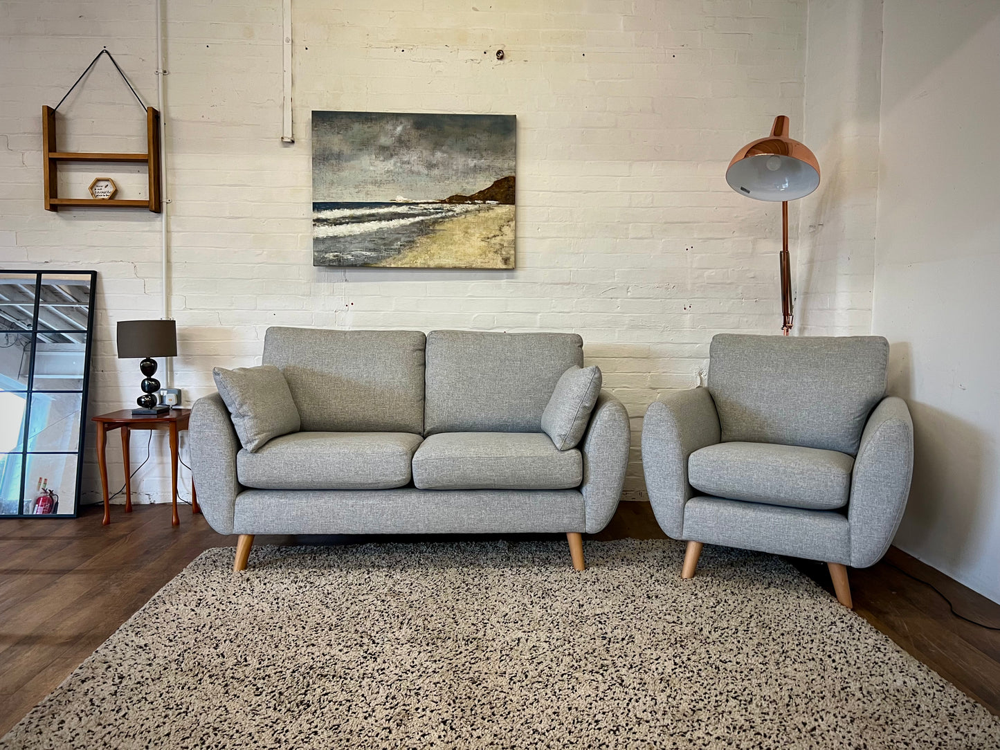 Next Wilson 2 Seater Sofa & Armchair