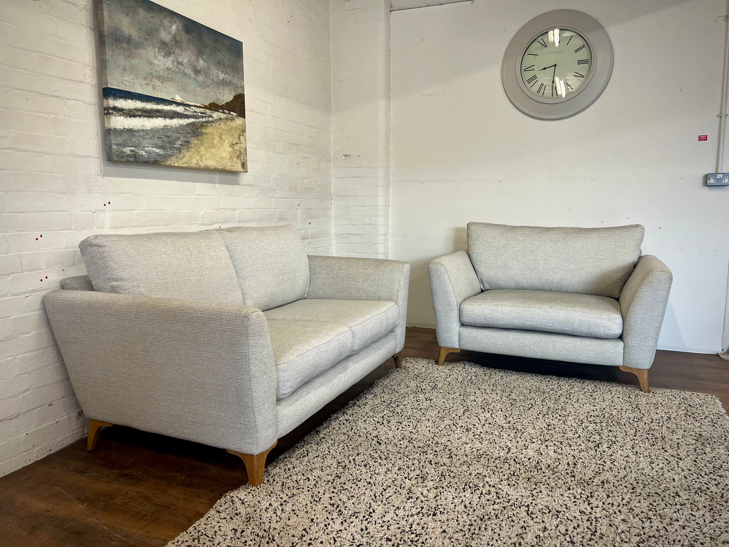DFS Libby 2 Seater Sofa & Snuggle Chair