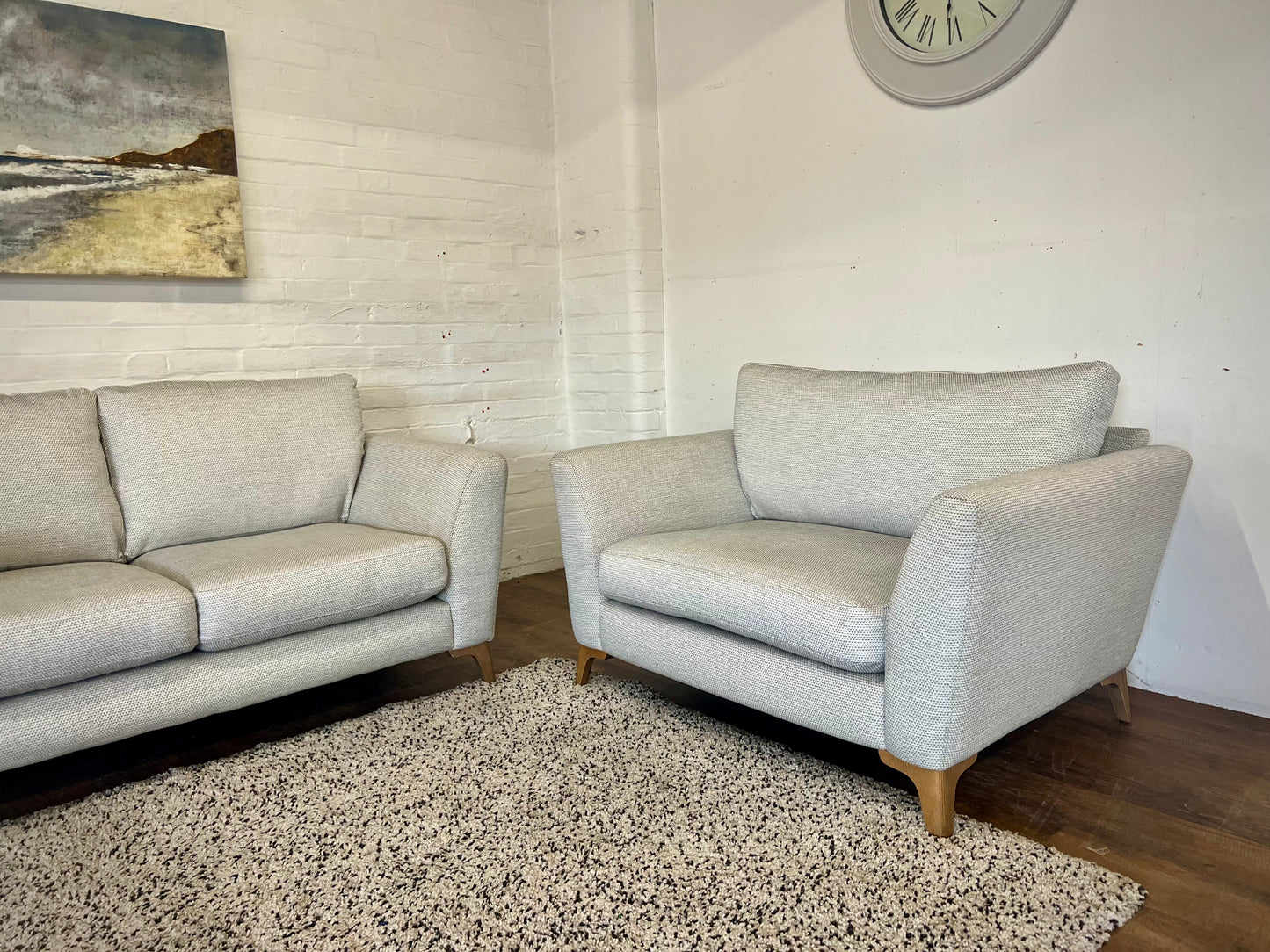 DFS Libby 2 Seater Sofa & Snuggle Chair