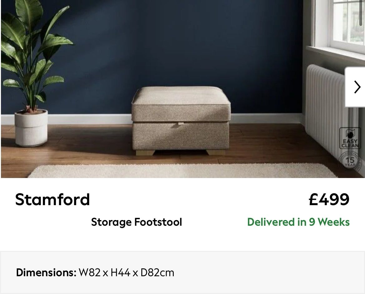 Next Stamford Chunky Boucle 2 Seater, Snuggle Chair & Storage Footstool