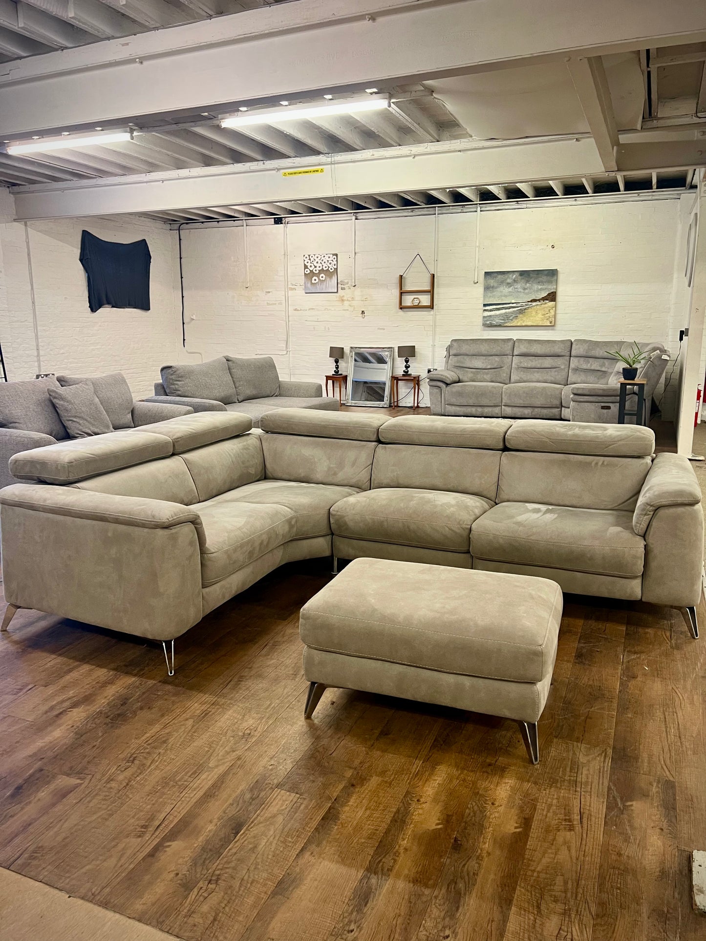 DFS Tahiti Power Recliner & Footstool