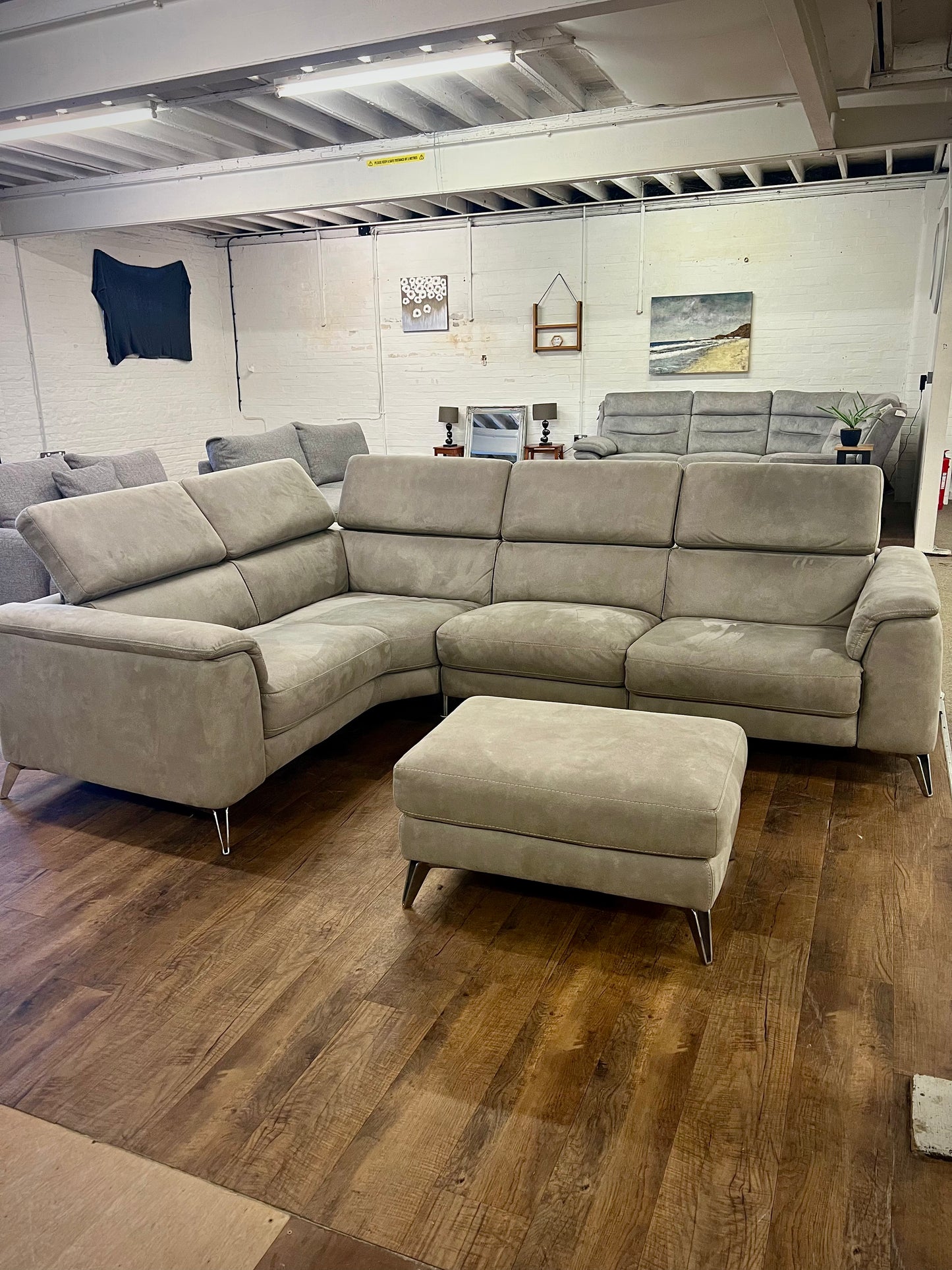 DFS Tahiti Power Recliner & Footstool